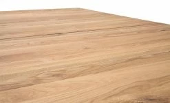 Säulentisch ausziehbar Balu | X-Säule Wildeiche Schwarz-Grau 140|cm -Tische Verkäufe 14307491 2 202102102232