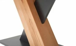 Säulentisch ausziehbar Balu | X-Säule Kernbuche Schwarz-Grau 180|cm -Tische Verkäufe 14307492 12 202102102232