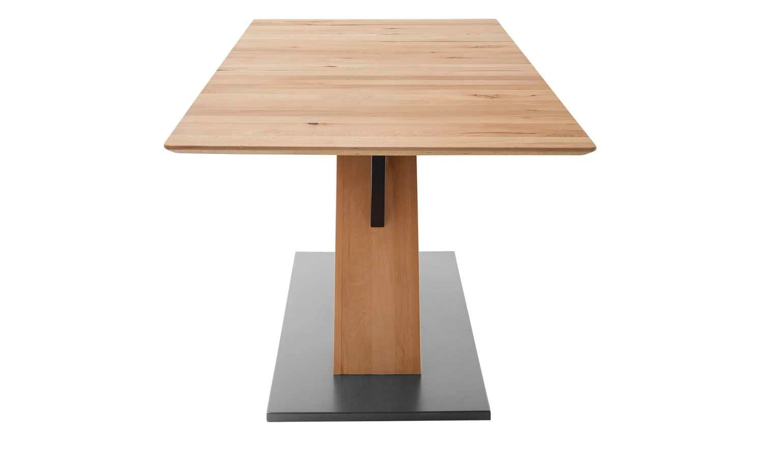 Säulentisch ausziehbar Balu Säulentisch ausziehbar Balu | X-Säule Kernbuche Grau-aluminiumfarben 180|cm -Tische Verkäufe 14307495 6 202102102232