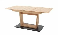 Säulentisch ausziehbar Balu | U-Säule Kernbuche Schwarz-Grau 140|cm -Tische Verkäufe 14307497 9 202102102233