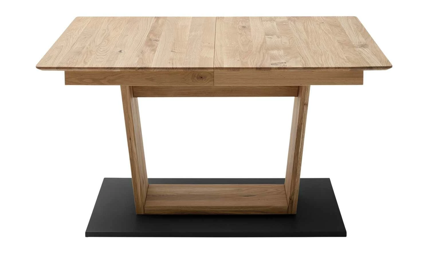 Säulentisch ausziehbar Balu Säulentisch ausziehbar Balu | U-Säule Wildeiche Schwarz-Grau 140|cm -Tische Verkäufe 14307498 1 202102102232