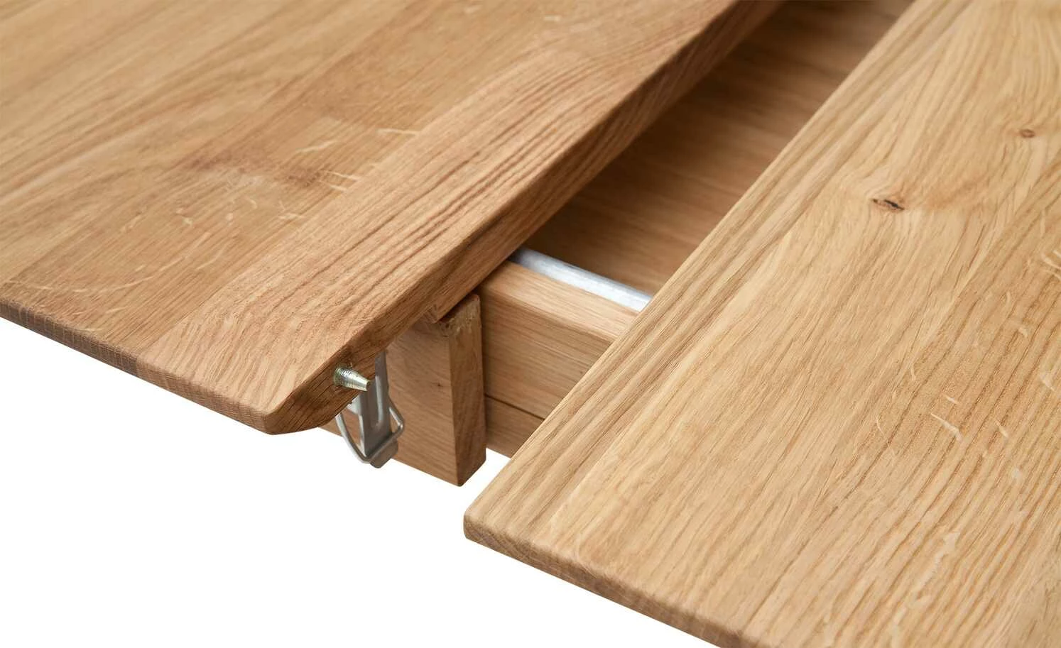 Säulentisch ausziehbar Balu Säulentisch ausziehbar Balu | U-Säule Wildeiche Schwarz-Grau 140|cm -Tische Verkäufe 14307498 10 202102102232