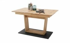 Säulentisch ausziehbar Balu | U-Säule Wildeiche Schwarz-Grau 140|cm 6 Säulentisch ausziehbar Balu | U-Säule Wildeiche Schwarz-Grau 140|cm -Tische Verkäufe 14307498 5 202102102232