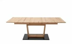 Säulentisch ausziehbar Balu | U-Säule Kernbuche Schwarz-Grau 180|cm -Tische Verkäufe 14307499 2 202102102233