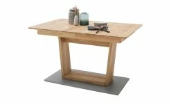 Säulentisch ausziehbar Balu | U-Säule Wildeiche Grau-aluminiumfarben 140|cm 8 Säulentisch ausziehbar Balu | U-Säule Wildeiche Grau-aluminiumfarben 140|cm -Tische Verkäufe 14307502 7 202102102232