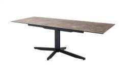 HPL/Glas-Säulentisch ausziehbar Minni | Steinoptik Braun 4 HPL/Glas-Säulentisch ausziehbar Minni | Steinoptik Braun -Tische Verkäufe 14307508 3 202011182242