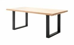 Woodford Kufentisch Aaron | 200|cm Eiche Bianco Anthrazit