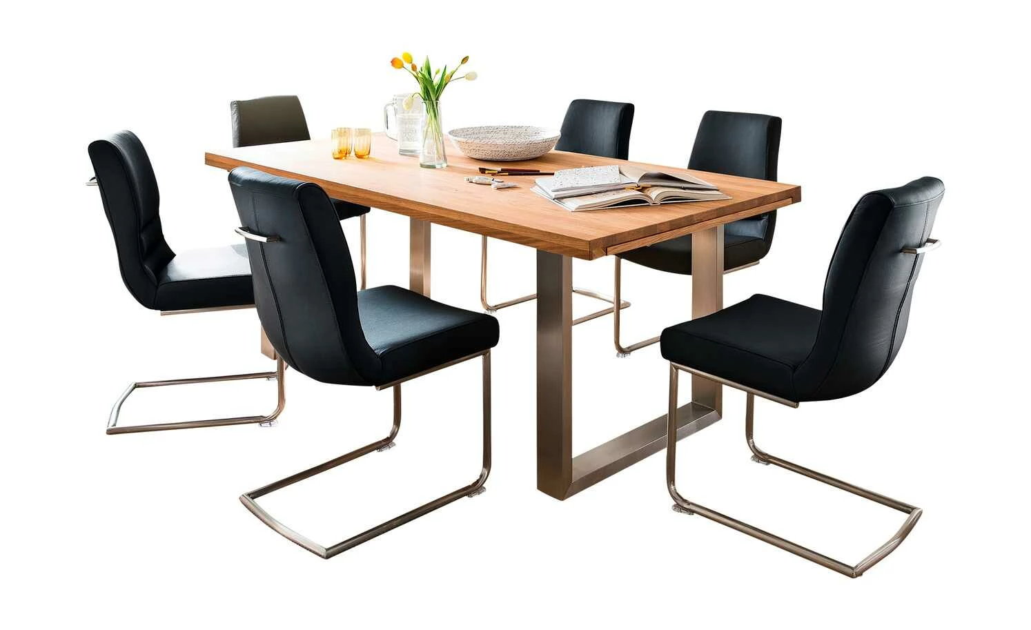 Woodford Kufentisch Aaron Woodford Kufentisch Aaron | 220|cm Wildeiche Edelstahl -Tische Verkäufe 14307783 2 202103292234