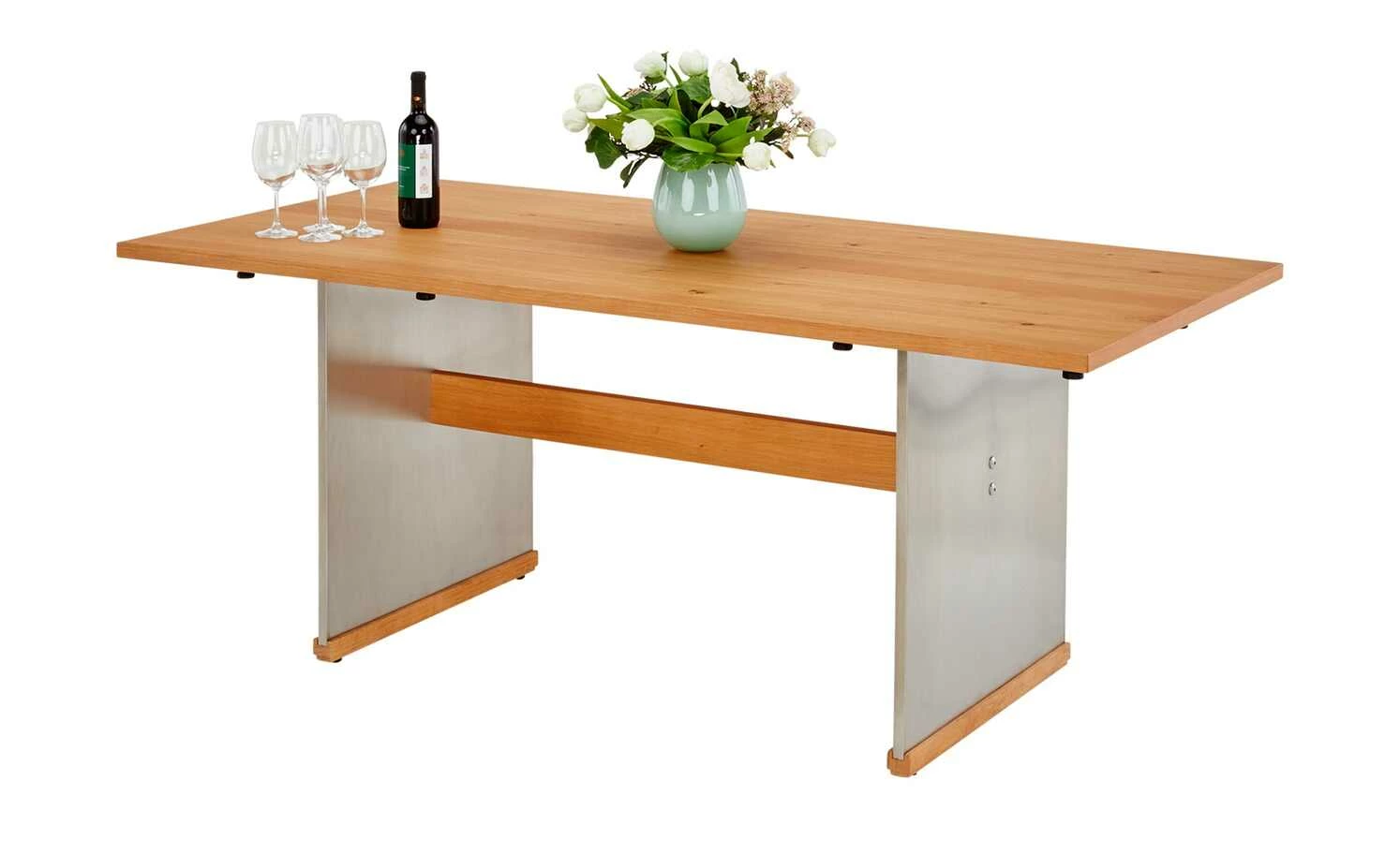 Wohnwert Esstisch ausziehbar Der Wangentisch Wohnwert Esstisch ausziehbar Der Wangentisch | Massivholz Oberflächenbehandlung: geölt 160|cm -Tische Verkäufe 14307834 4 202010290741