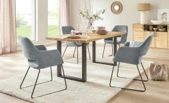 Woodford Kufentisch massiv Mirko | ca. 160x90 cm Wildeiche