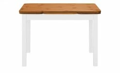 maison bleue Esstisch massiv Carina | 104|cm Weiß / bernsteinfarbig -Tische Verkäufe 14308365 7 202102232235