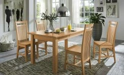 maison bleue Esstisch massiv Bendix | 140|cm laugenfarbig