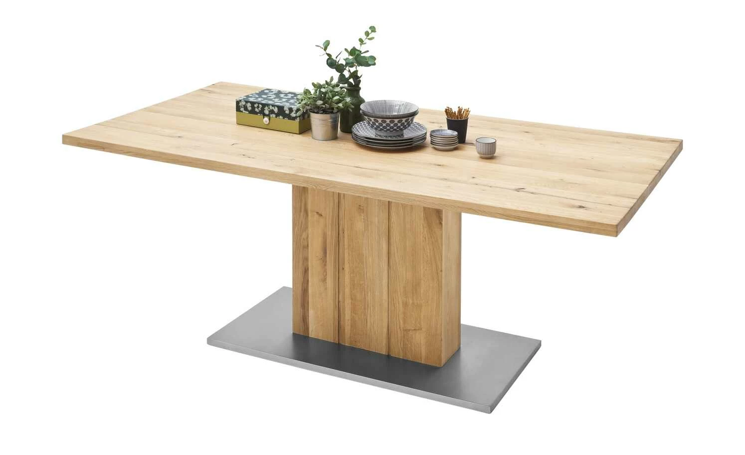 Woodford Säulentisch massiv Ateno Woodford Säulentisch massiv Ateno | 160|cm mit gerader Kante -Tische Verkäufe 14309222 2 202102122237