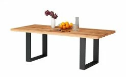 Woodford Kufen-Esstisch massiv Lavello | Wildeiche Anthrazit ca. 260x100 cm -Tische Verkäufe 14309247 9 202108102232