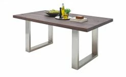 Woodford Kufen-Esstisch massiv Lavello | Eiche verwittert Edelstahl ca. 240x100 cm -Tische Verkäufe 14309403 5 202102122237