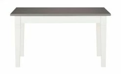 maison bleue Esstisch massiv Fabia | Weiß / Grau 140|cm -Tische Verkäufe 14309769 5 202104011243