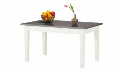 maison bleue Esstisch massiv Fabia | Weiß / Grau 160|cm -Tische Verkäufe 14309771 3 202104011243