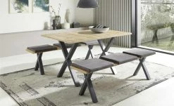 Esstisch Xari | Eiche Altholz (Nachbildung) 140|cm