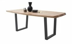 Woodford Kufentisch massiv Calotta | 220|cm Natur Trapez-Form Anthrazit -Tische Verkäufe 15301457 5 202106211241