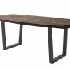 Woodford Kufentisch massiv Calotta | 220|cm Walnut (Braun) Trapez-Form Anthrazit -Tische Verkäufe 15301474 6 202106211241