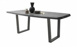 Woodford Kufentisch massiv Calotta | 180|cm Grau sandgestrahlt Trapez-Form Antikgrau -Tische Verkäufe 15301530 6 202106211241
