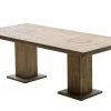 Säulentisch massiv Moe | Eiche Bassano 180|cm