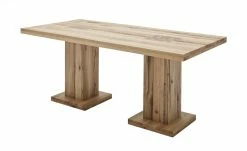 Säulentisch massiv Moe | Wildeiche 180|cm