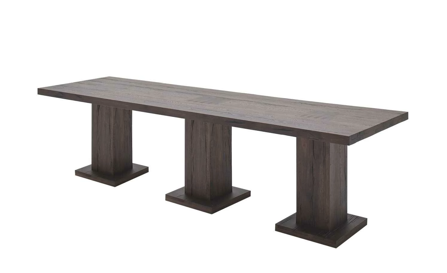 Säulentisch massiv Moe Säulentisch massiv Moe | Eiche verwittert 300|cm -Tische Verkäufe 15301686 3 202106112233