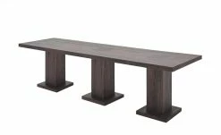 Säulentisch massiv Moe | Eiche verwittert 400|cm