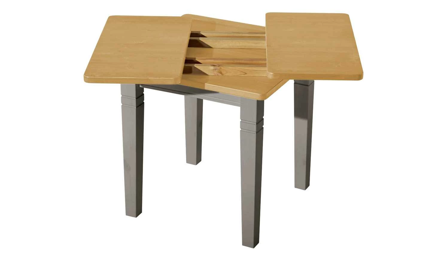 maison bleue Esstisch massiv Florian maison bleue Esstisch massiv Florian | Grau / laugenfarben ca. 78x78 cm -Tische Verkäufe 15301772 5 202108131411