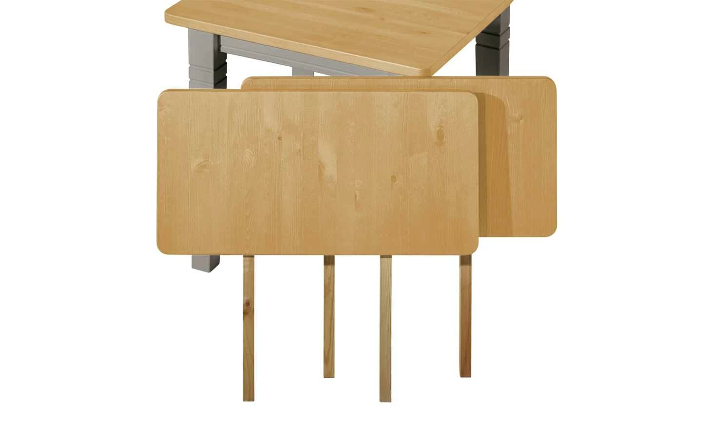 maison bleue Esstisch massiv Florian maison bleue Esstisch massiv Florian | Grau / laugenfarben ca. 78x78 cm -Tische Verkäufe 15301772 8 202108131411