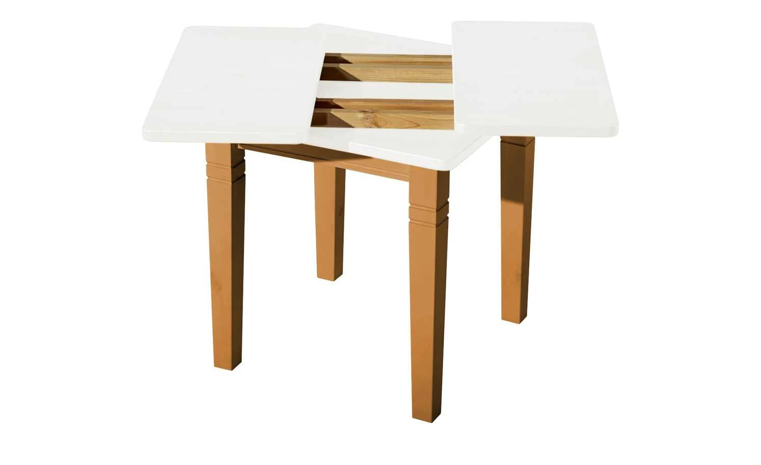 maison bleue Esstisch massiv Florian maison bleue Esstisch massiv Florian | bernsteinfarben / Weiß ca. 78x78 cm -Tische Verkäufe 15301773 2 202108131411