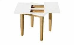 maison bleue Esstisch massiv Florian | laugenfarben / Weiß ca. 78x78 cm -Tische Verkäufe 15301776 6 202108131411