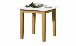 maison bleue Esstisch massiv Florian | laugenfarben / Weiß ca. 78x78 cm -Tische Verkäufe 15301776 7 202108131411