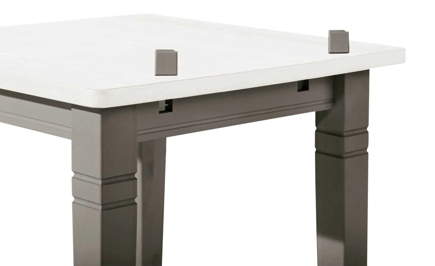 maison bleue Esstisch massiv Florian maison bleue Esstisch massiv Florian | Grau / Weiß ca. 78x78 cm -Tische Verkäufe 15301777 1 202108131411