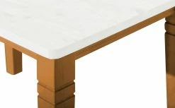 maison bleue Esstisch massiv Florian | bernsteinfarben / Weiß ca. 120x78 cm 6 maison bleue Esstisch massiv Florian | bernsteinfarben / Weiß ca. 120x78 cm -Tische Verkäufe 15301785 4 202108131411