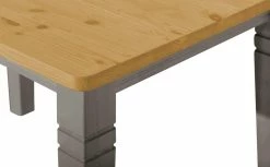 maison bleue Esstisch massiv Florian | Grau / laugenfarben ca. 140x90 cm -Tische Verkäufe 15301789 2 202108131411