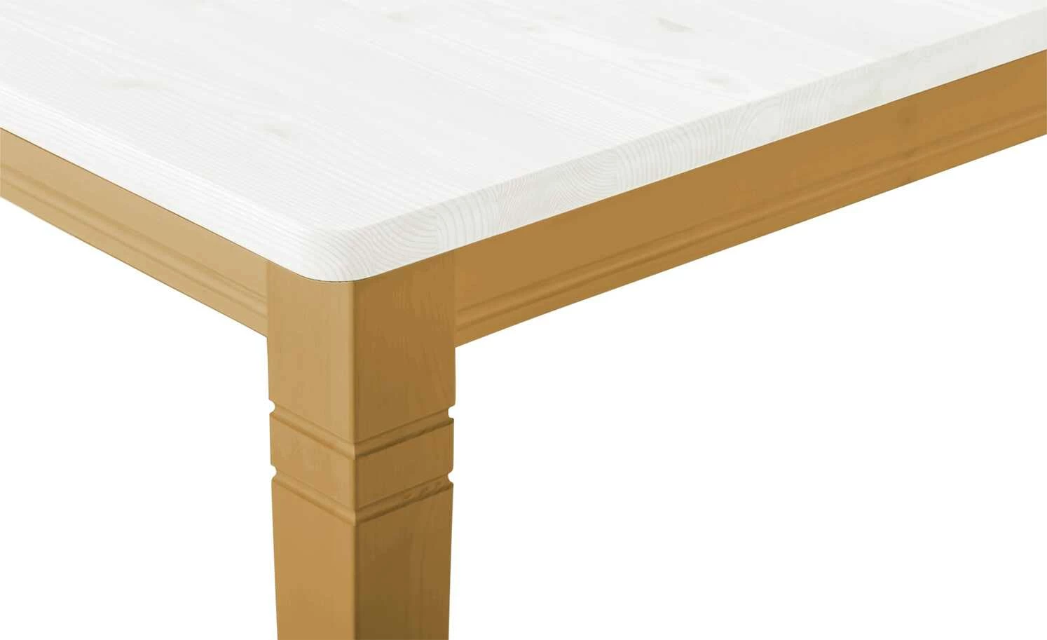 maison bleue Esstisch massiv Florian maison bleue Esstisch massiv Florian | laugenfarben / Weiß ca. 160x90 cm -Tische Verkäufe 15301795 3 202108131411