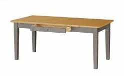 maison bleue Esstisch massiv Florian | Grau / laugenfarben ca. 180x90 cm -Tische Verkäufe 15301807 9 202108131411