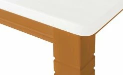 maison bleue Esstisch massiv Florian | bernsteinfarben / Weiß ca. 180x90 cm -Tische Verkäufe 15301808 5 202108131411