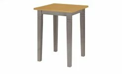 maison bleue Bartisch massiv Florian | Grau / laugenfarben 78|cm