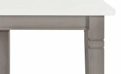 maison bleue Bartisch massiv Florian | Grau / Weiß 78|cm -Tische Verkäufe 15302051 2 202108132237