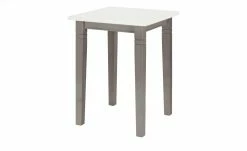 maison bleue Bartisch massiv Florian | Grau / Weiß 78|cm