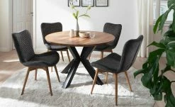 Woodford Massivholztisch rund Latifa