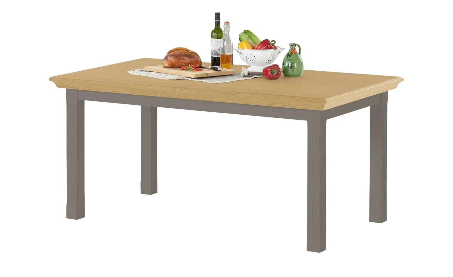 maison bleue Esstisch Petit Chalet maison bleue Esstisch Petit Chalet | Graphitgrau / Asteiche ausziehbar -Tische Verkäufe 15304671 3 202206232232