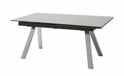 Tische Verkäufe 32 Keramiktisch ausziehbar Quinn | Hellgrau Edelstahl