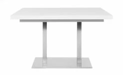 Kulissentisch ausziehbar Kris | Weiß / silberfarben -Tische Verkäufe 15308857 1 202207192301