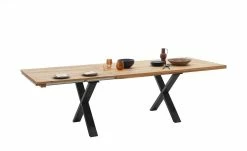 Woodford Massivholztisch ausziehbar Sovis | Wildeiche / Anthrazit ca. 180x100 cm -Tische Verkäufe 15309012 10 202207142232