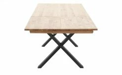 Woodford Massivholztisch ausziehbar Sovis | Eiche Bianco / Anthrazit ca. 180x100 cm -Tische Verkäufe 15309015 1 202207142232