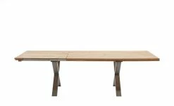 Woodford Massivholztisch ausziehbar Sovis | Wildeiche / Edelstahl ca. 180x100 cm -Tische Verkäufe 15309016 12 202207142232